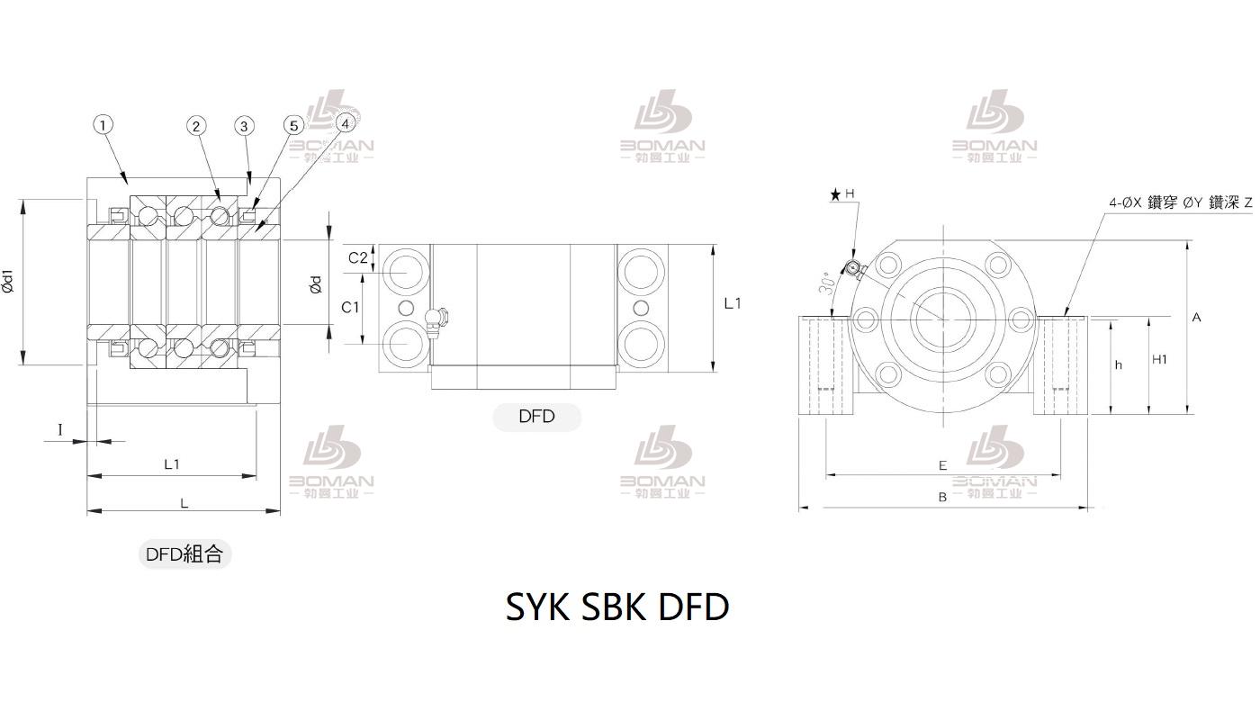 SYK MBA/10-B syk品牌丝杆支撑座生产厂家